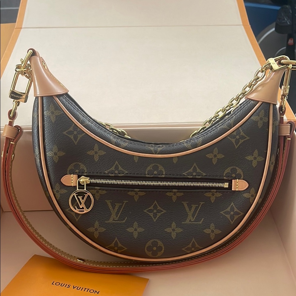 Louis Vuitton Brown and Tan Women's Bag